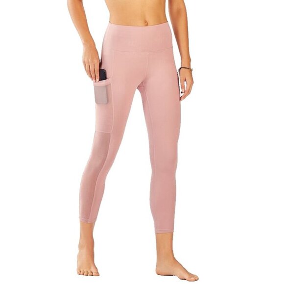 Fabletics Define PowerHold Mid Rise Legging SZ XS check measurements Pink blush - Picture 2 of 10